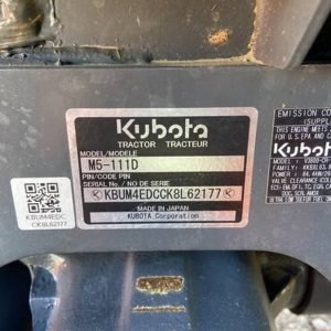 2020 Kubota M5-111