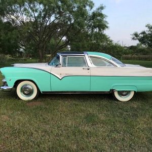 1955 Ford Crown Victoria Skyliner Glass Roof V8 3SPD AC