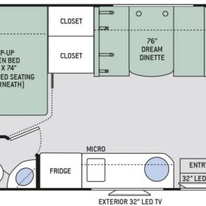 2019 Thor Class C RV Gemini 24TF